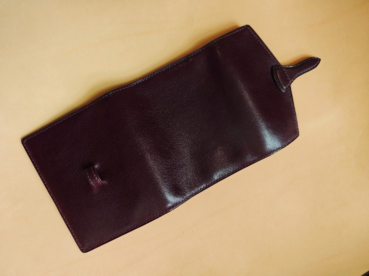M5 Leather Notebook Burgundy Pebbled Grain