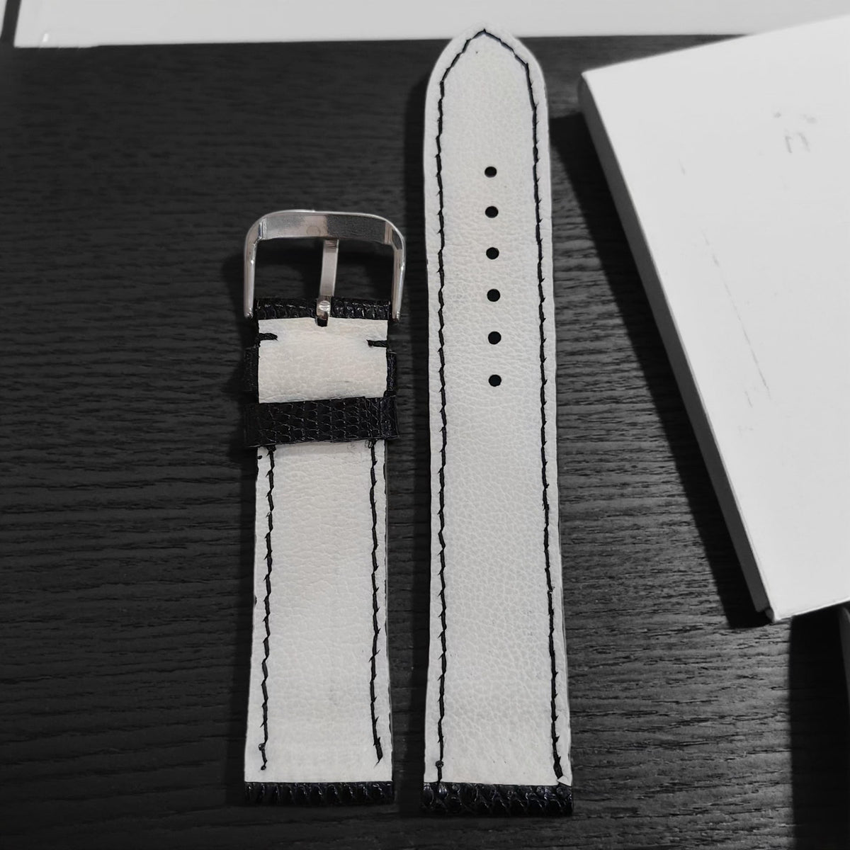 Handmade Lizard Skin Watch Strap 22mm