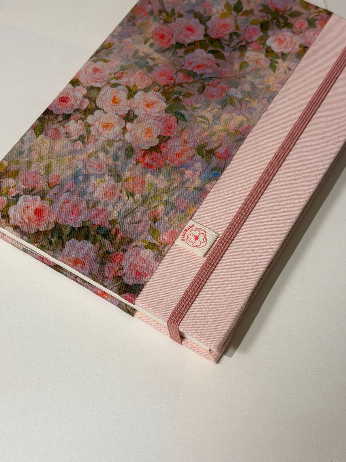 Handmade Watercolor Sketchbook Floral Pink A5