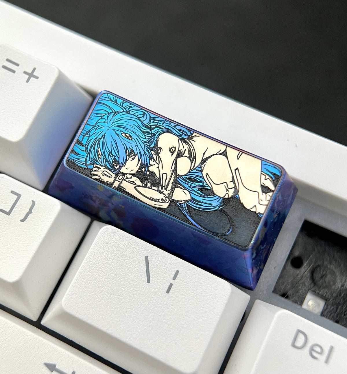 Rei Ayanami 2u Titanium Keycap