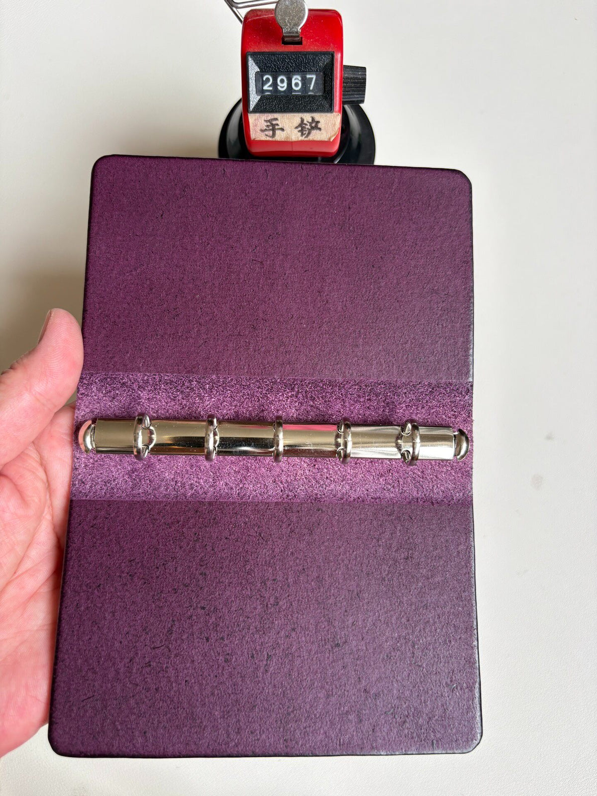 Handmade Buttero Leather M5 Six Ring Binder