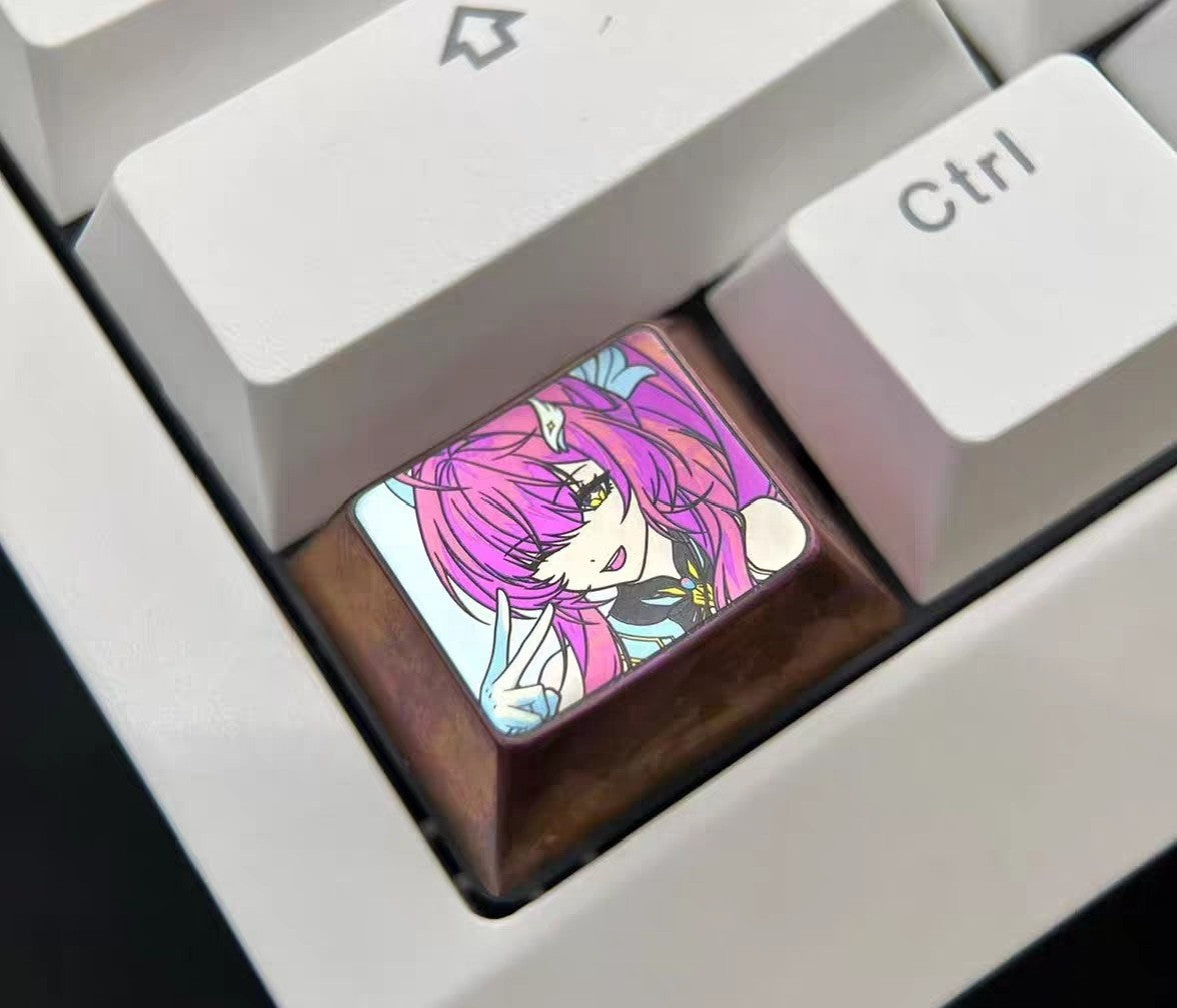 Titanium Alloy 1.25u Wuthering Waves Artisan Keycap