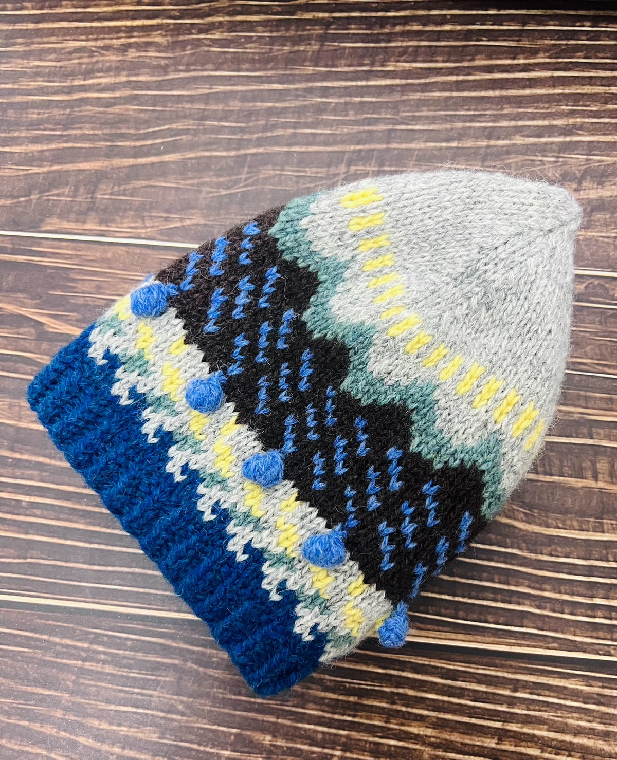 Shetland Fair Isle Hat 100 Percent Wool