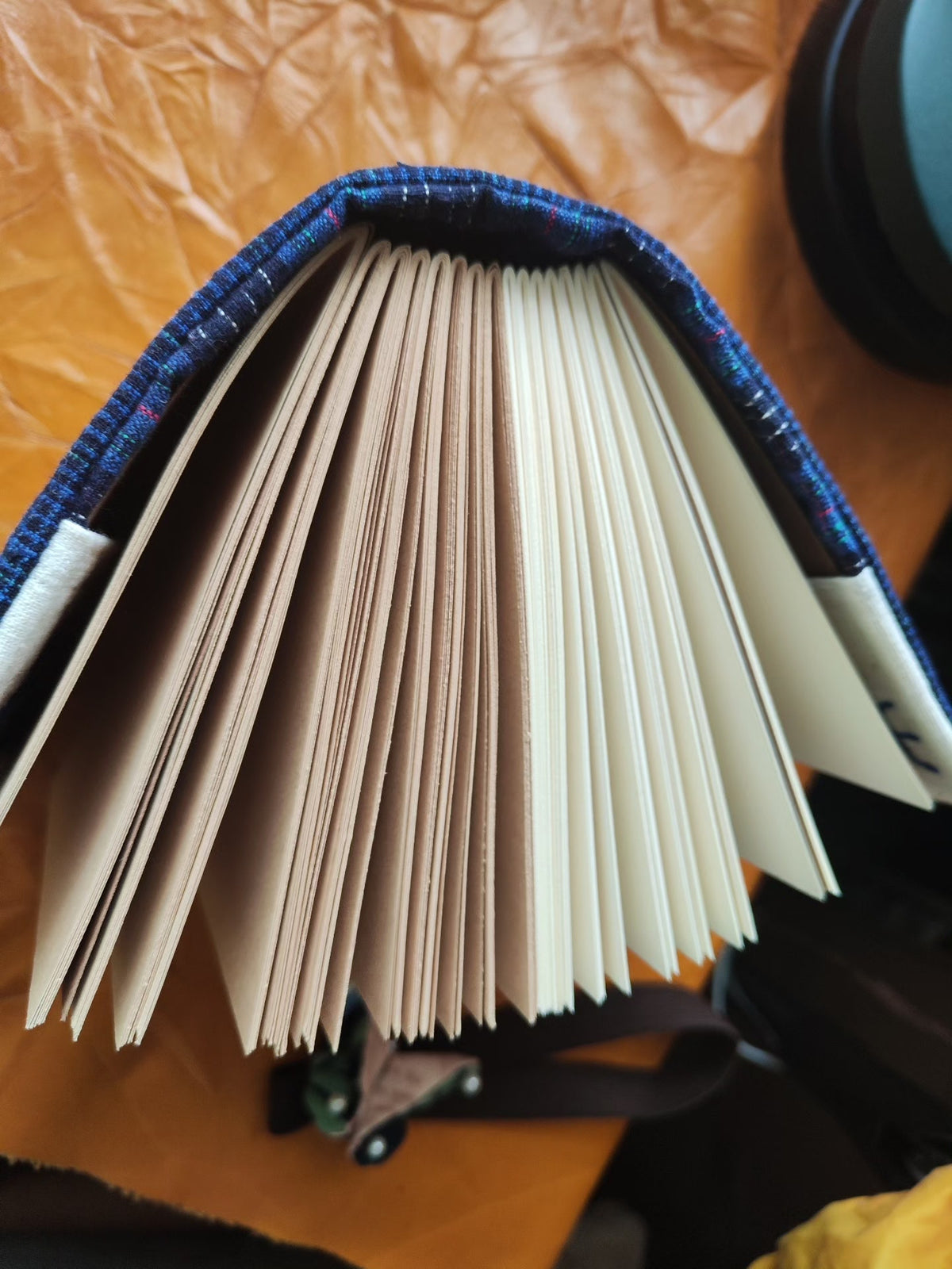 Sashiko Cloth Covered Handmade Notebook