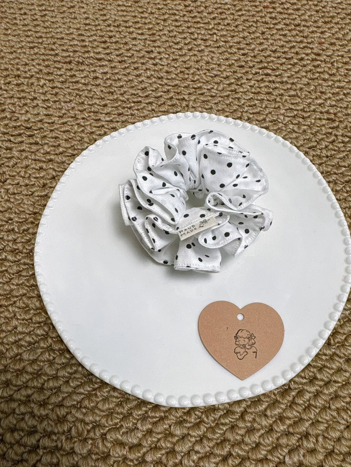 Pure Cotton Mini Double Layer Scrunchie