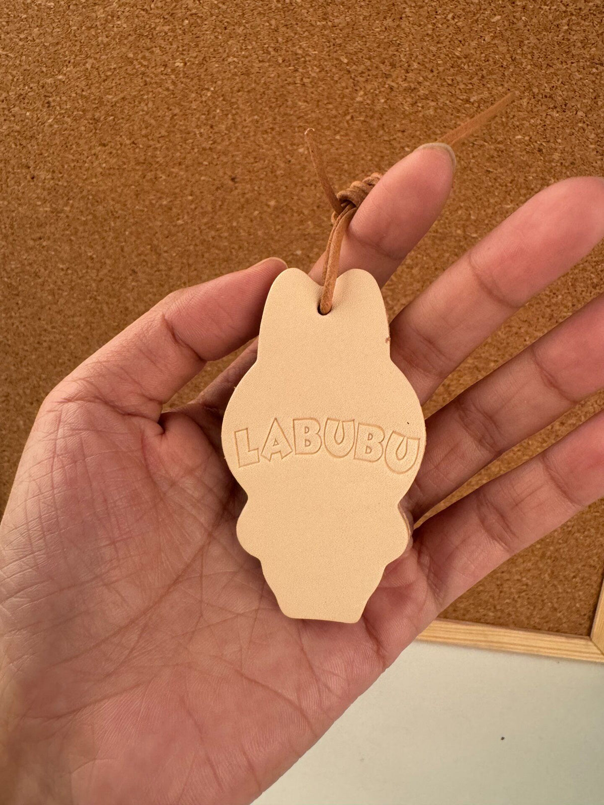Labubu Leather Pendant Bag Charm