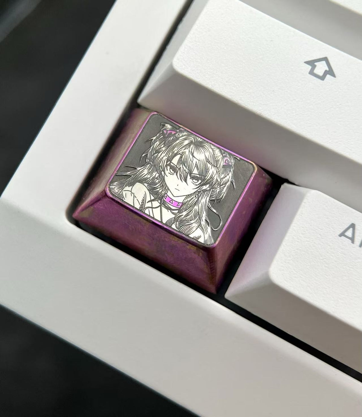 EVA Asuka 1.25u Titanium Alloy Keycap