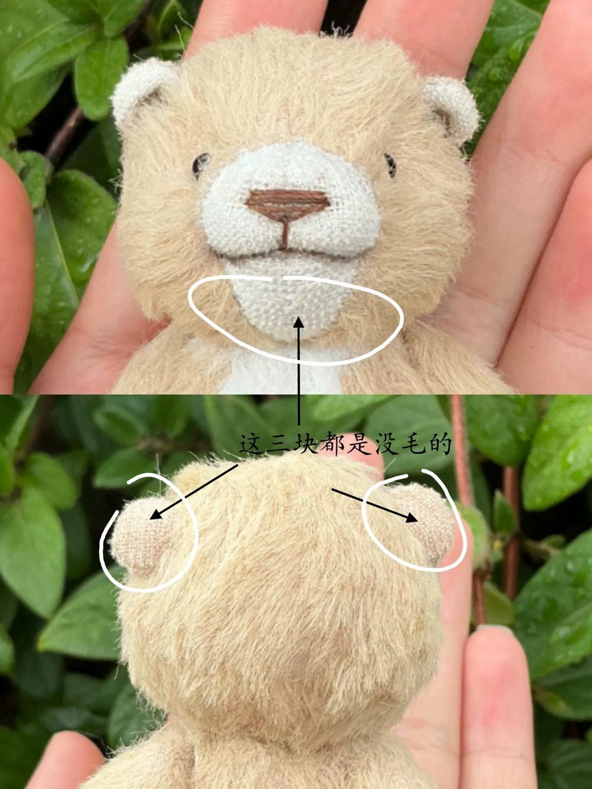 Five Jointed Mini Teddy Bear Plush