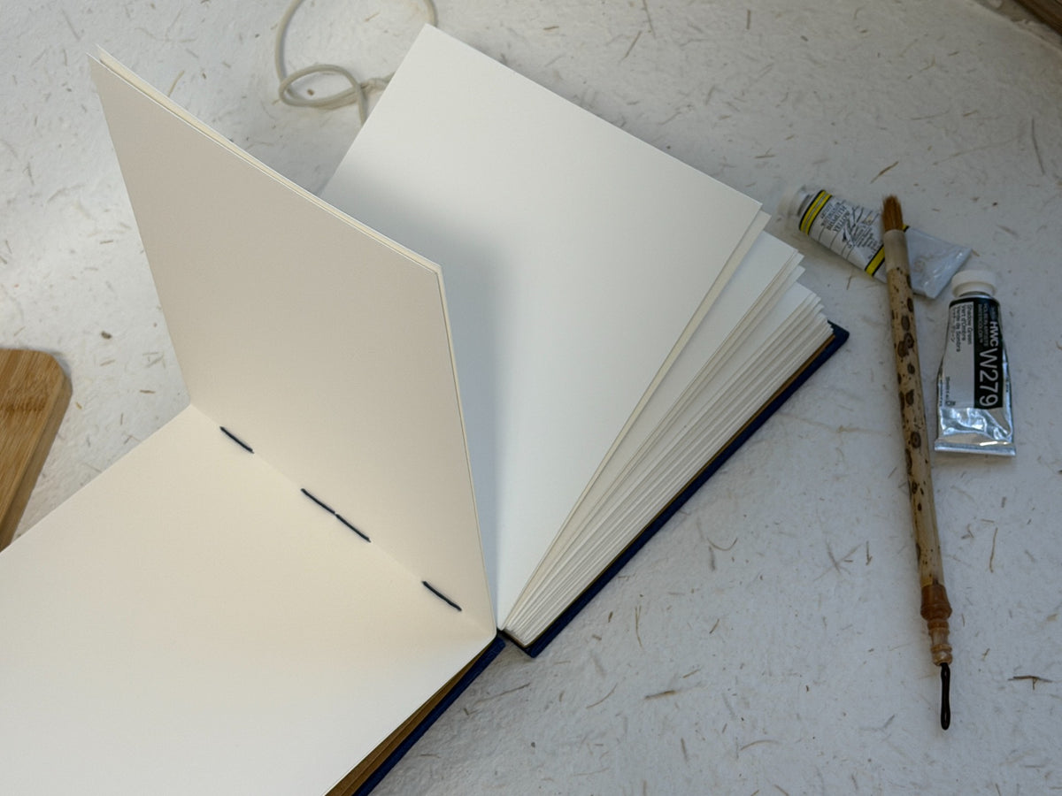 Handmade Exposed Spine Watercolor Sketchbook 300gsm