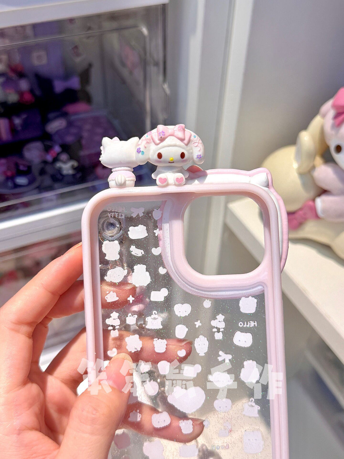 Hello Kitty Resin Charm Phone Case