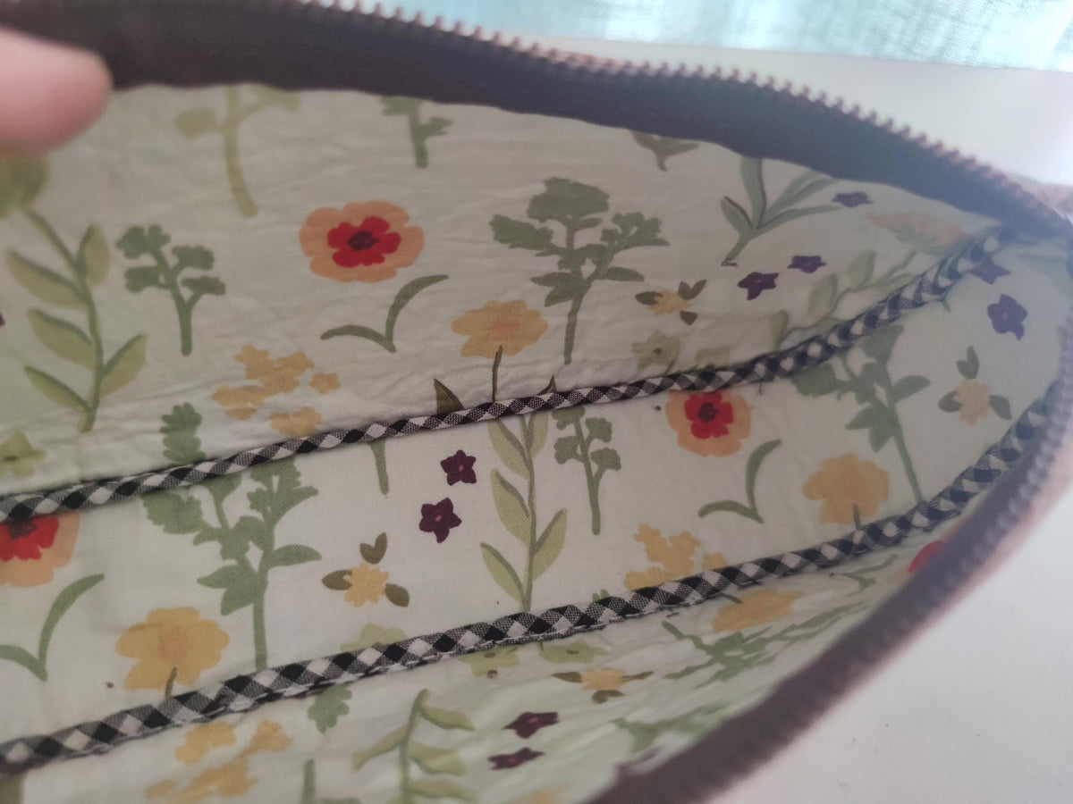 Snow House Patchwork Storage Pouch