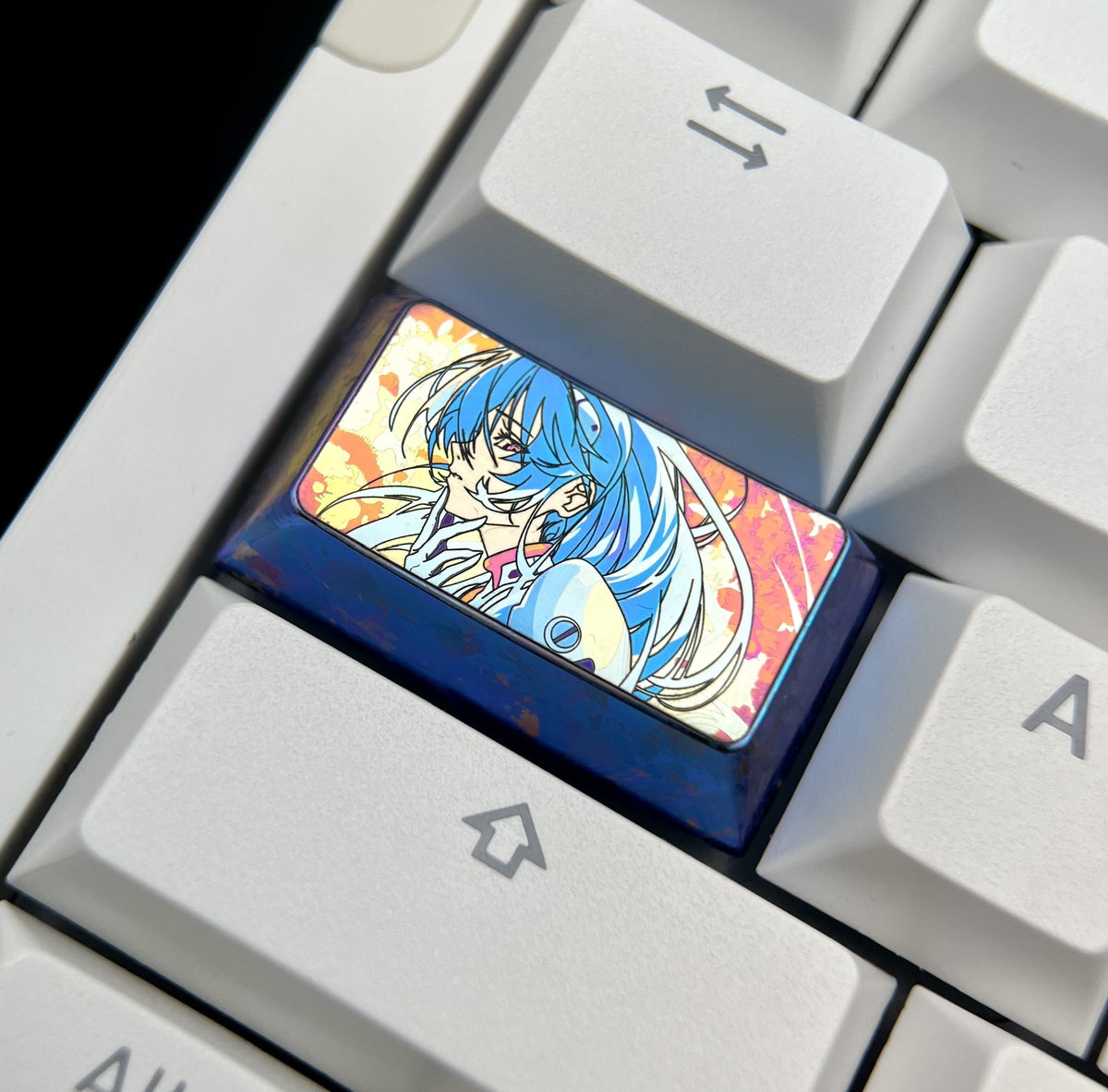 Titanium Alloy Anime Keycap 1.75U