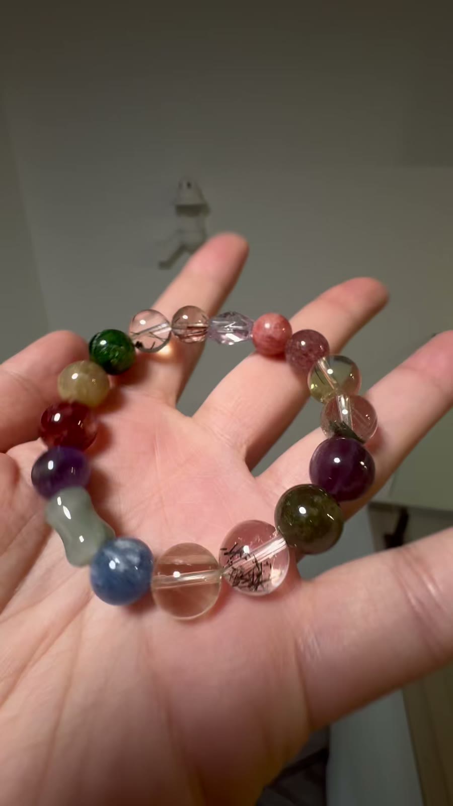 Multi Gemstone Beaded Bracelet 10mm
