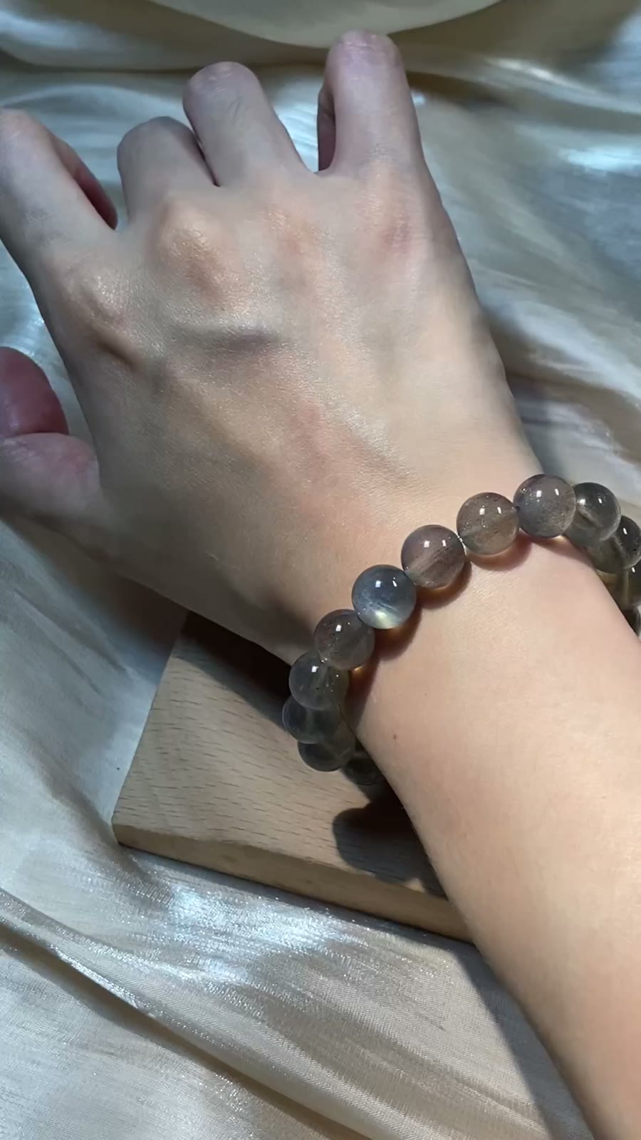 Labradorite Crystal Bracelet 10mm Beads
