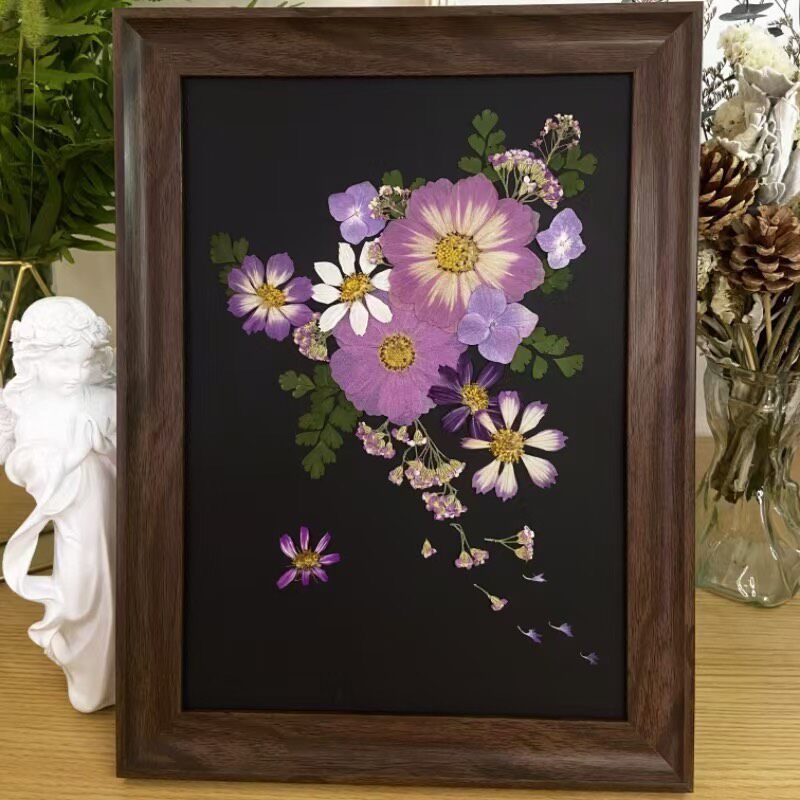 Pressed Flower Art Framed A4 Gift