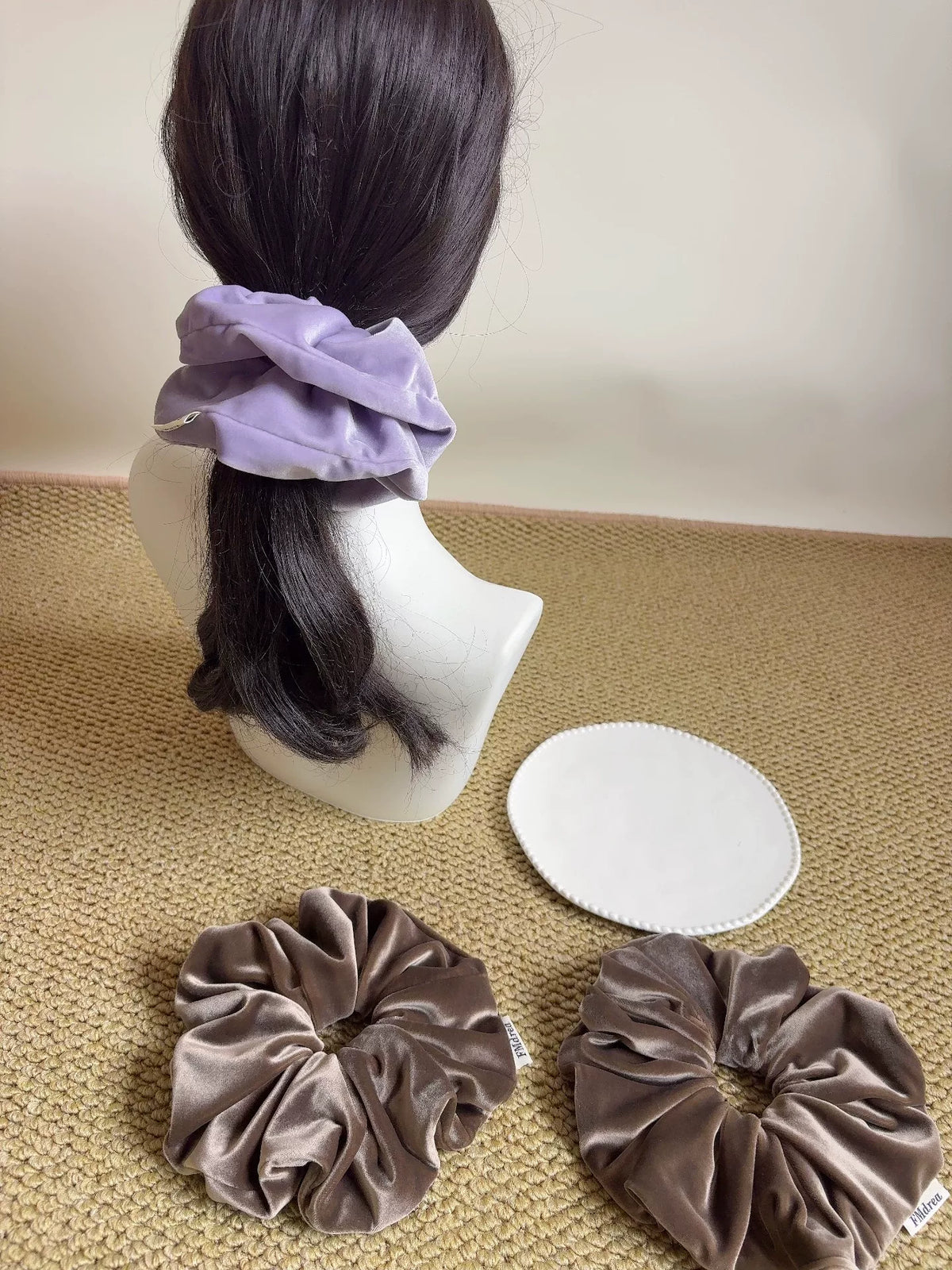 Oversized Baby Velvet Hair Scrunchie
