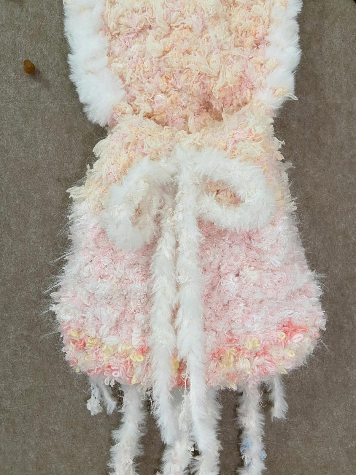 Flauschiger Hasenohren-Plüsch-Rucksack