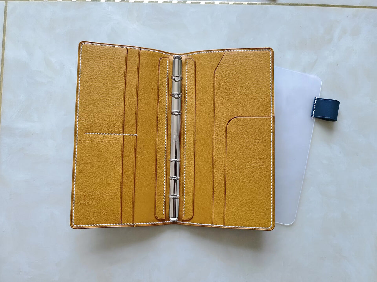 A6 Slim Mbox Leather Notebook Cover