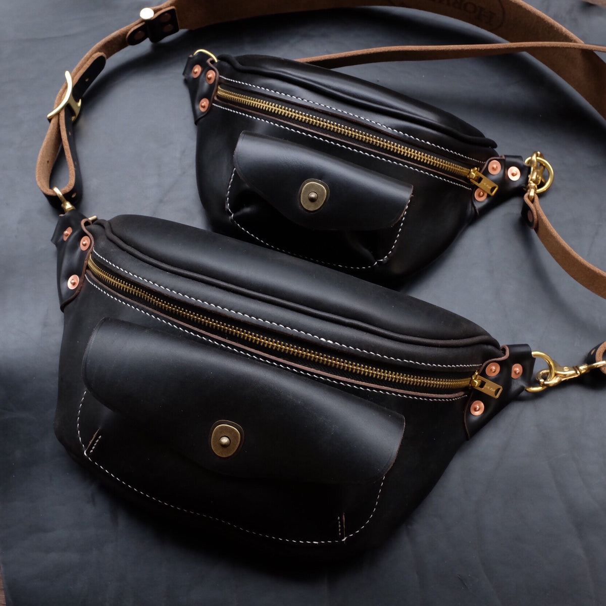 Horween CXL Leather Large Chest Bag