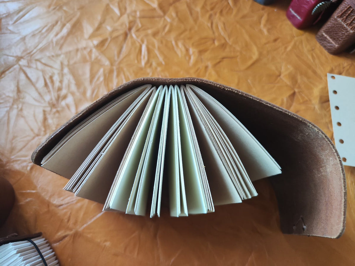 Handcrafted Leather Notebook with Metal Clasp