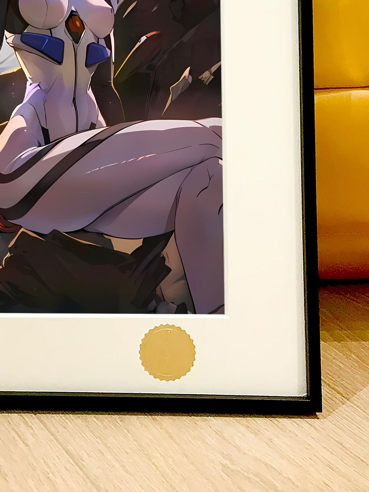 Framed Evangelion Art Print with Matte Frame