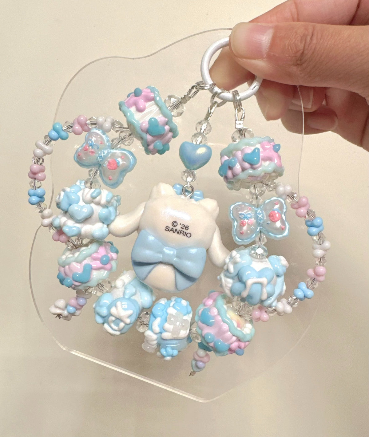 Cinnamoroll Cream Charm Phone Strap