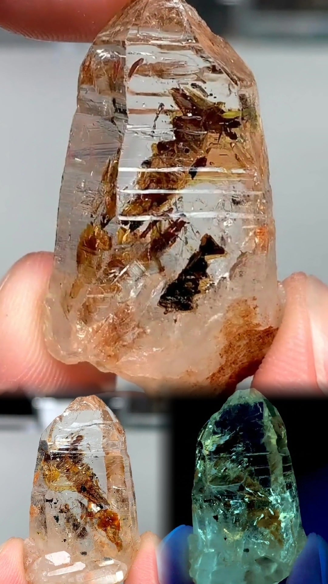Wire Wrapped Bridge Crystal Labradorite Pendant