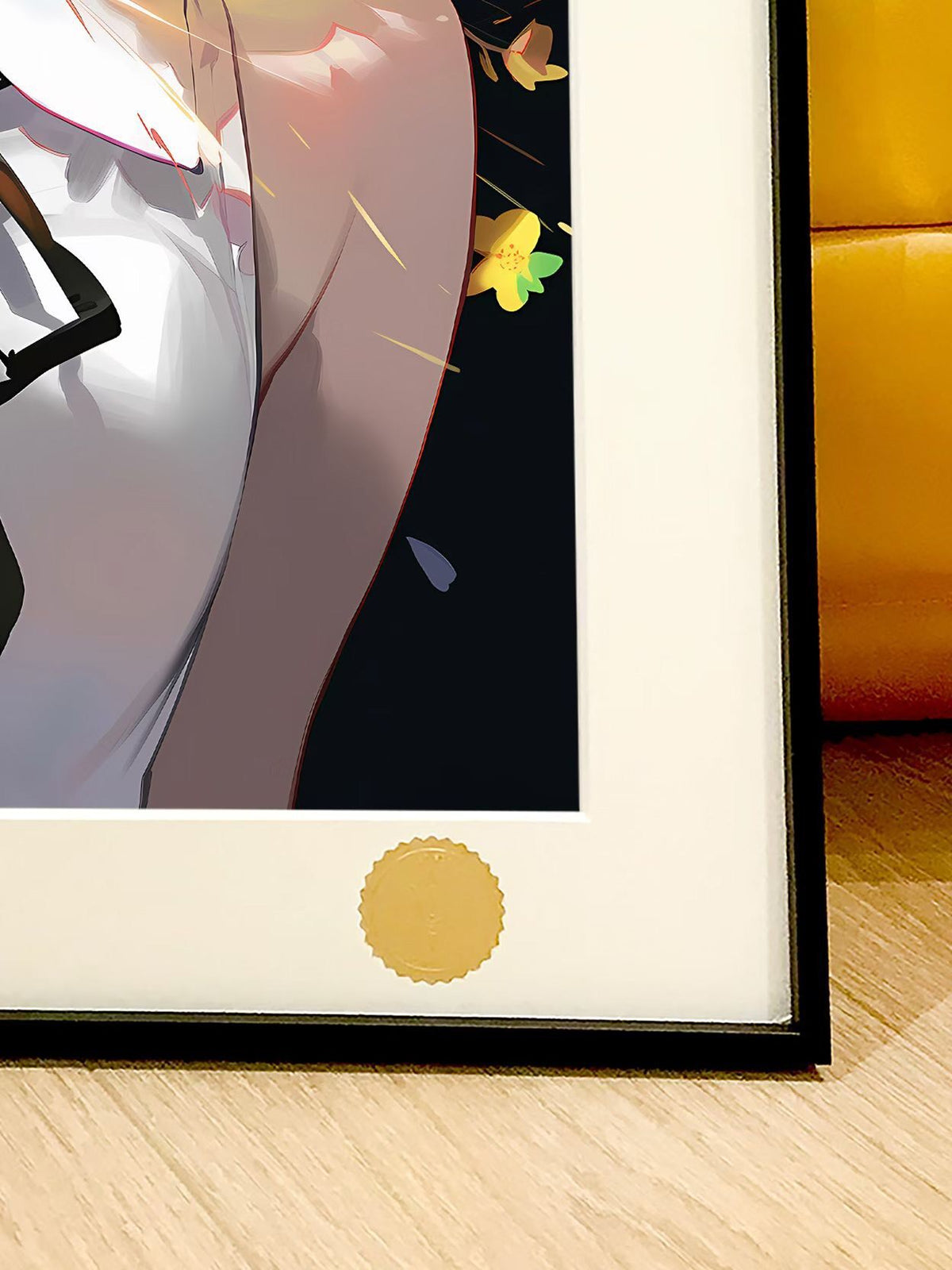 Chainsaw Man Framed Art Print Flower Burst