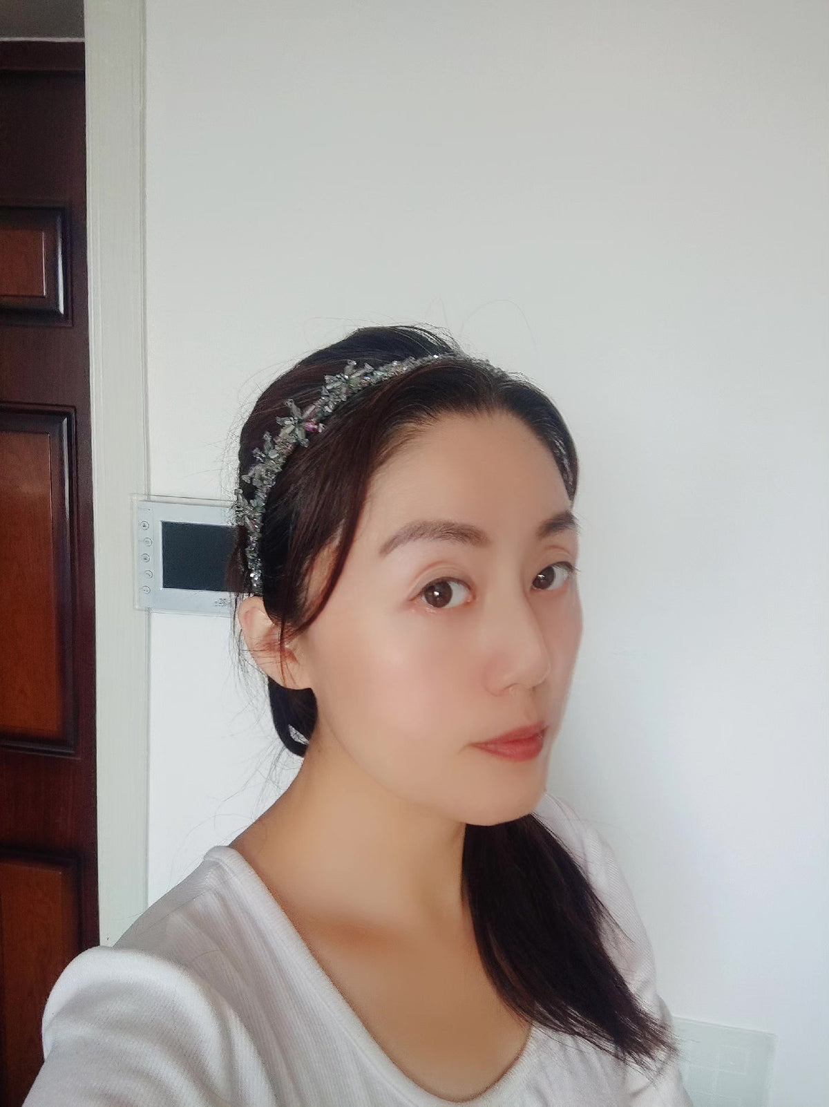 Crystal Floral Hollow Headband Hair Accessory