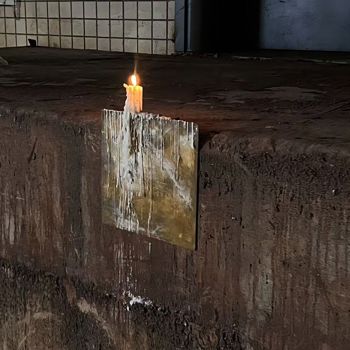 Vintage Iron Wall Candle Holder 25cm