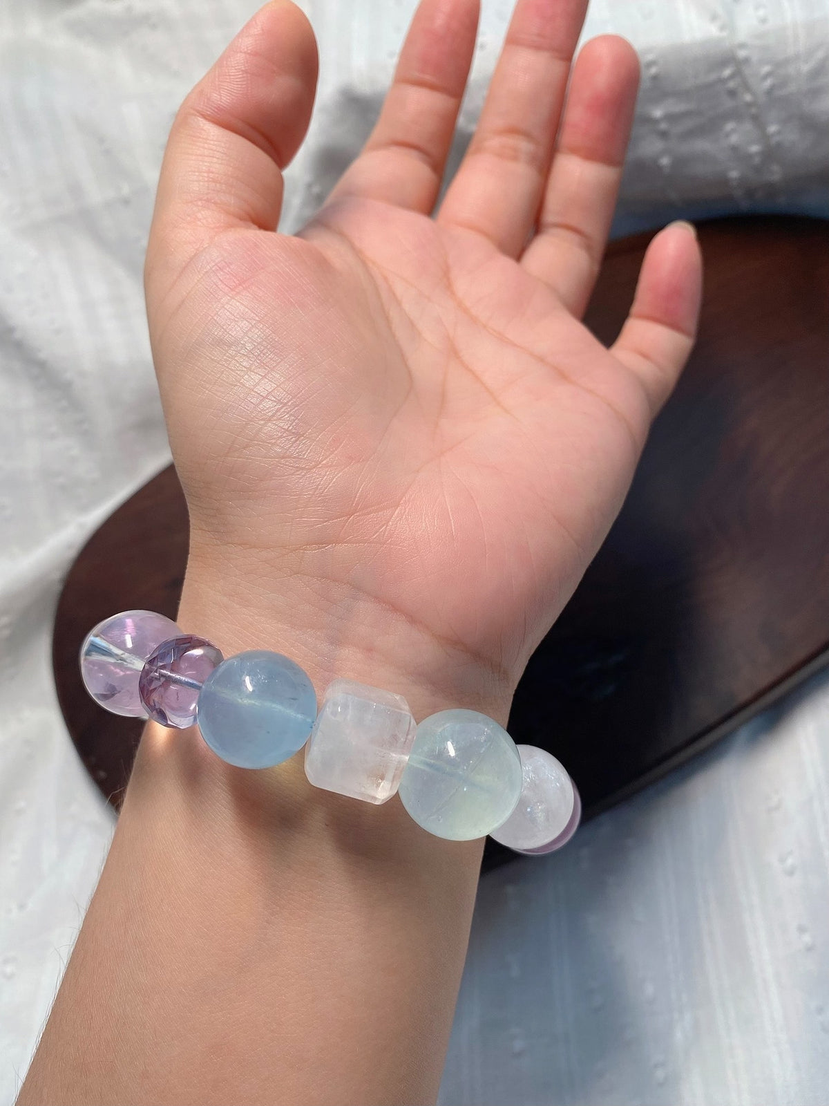 Natural Crystal Multi Gemstone Bracelet