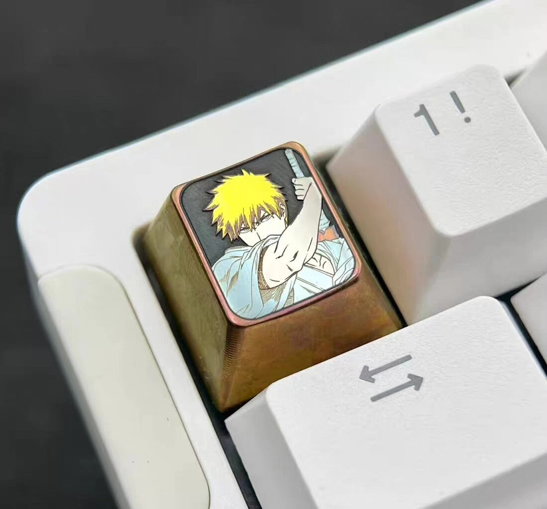 Titanium Alloy Ichigo Keycap 1uR4