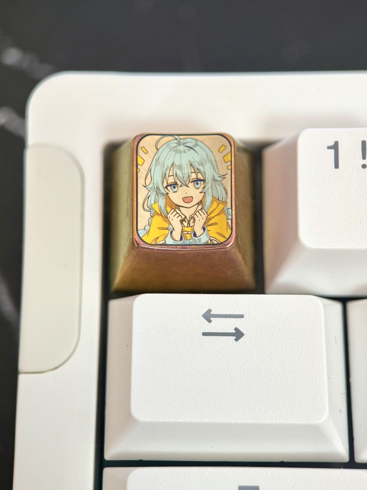 Titanium Alloy Anime Character Keycap