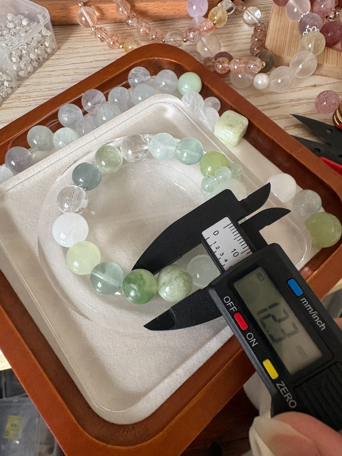 Green Gemstone Multi-Stone DIY Crystal Bracelet