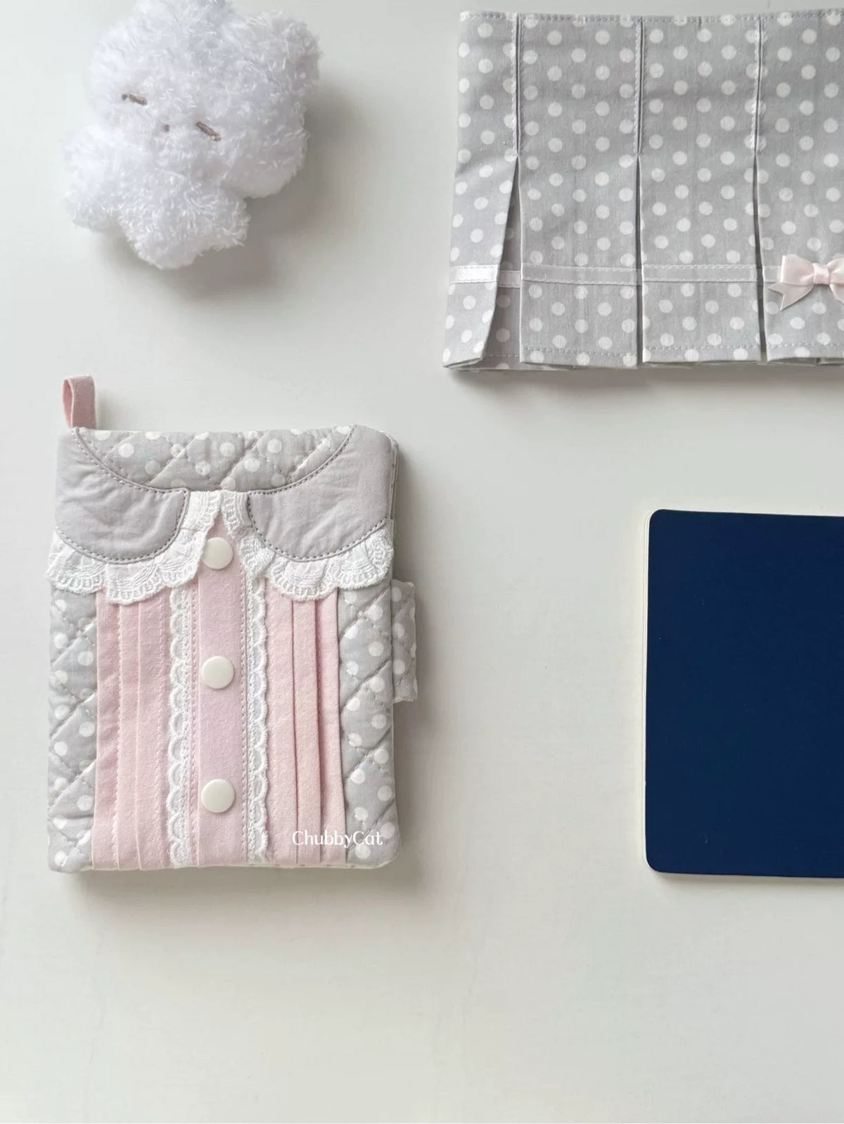 Quilted Doll Collar Passport Holder