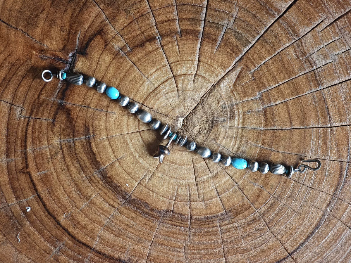 Pulsera de Turquesa Navajo en Plata de Ley 925