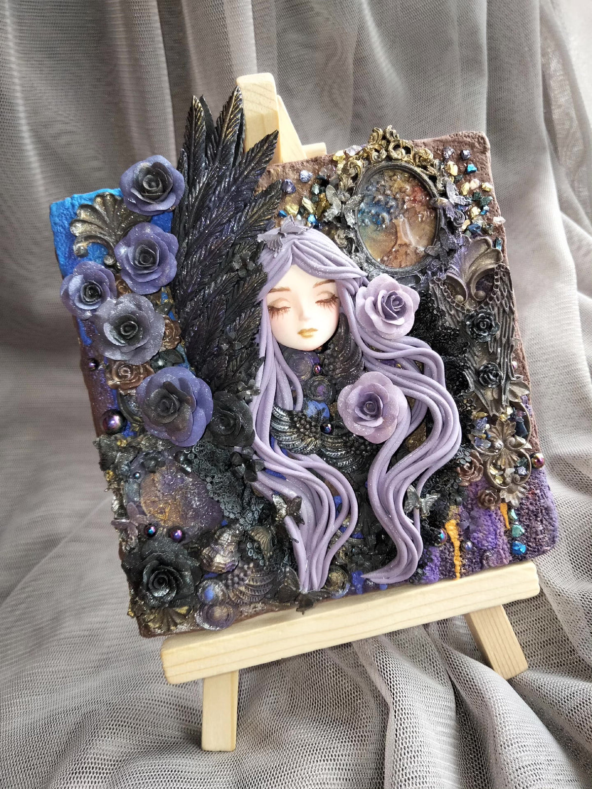 Ultra Light Clay Doll Head Artwork