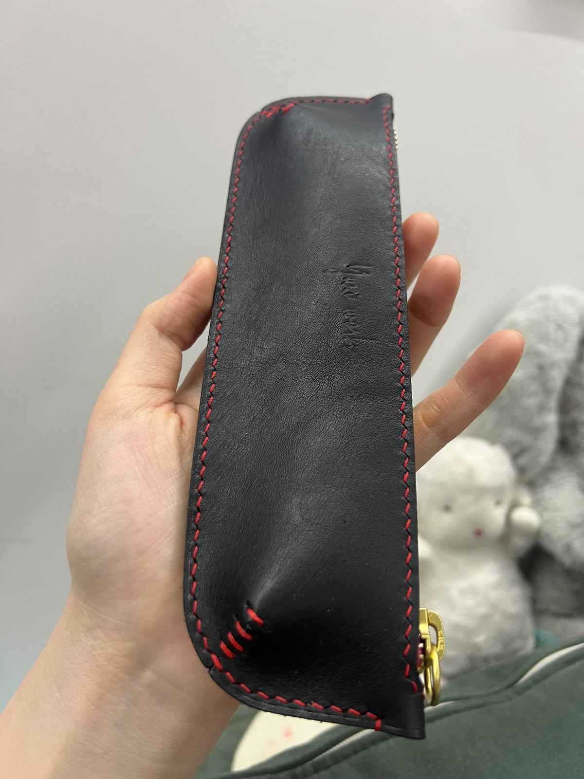 Handcrafted Cowhide Leather Pen Case