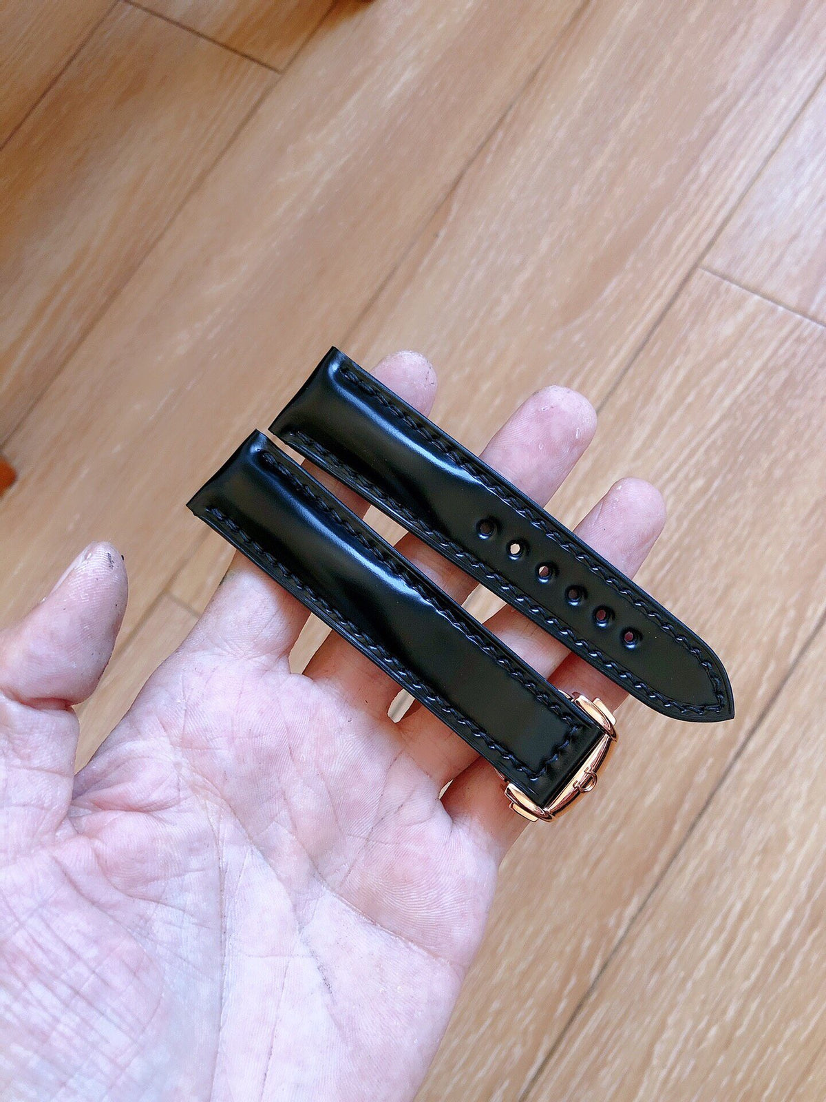Handcrafted Japanese Horsehide Watch Strap