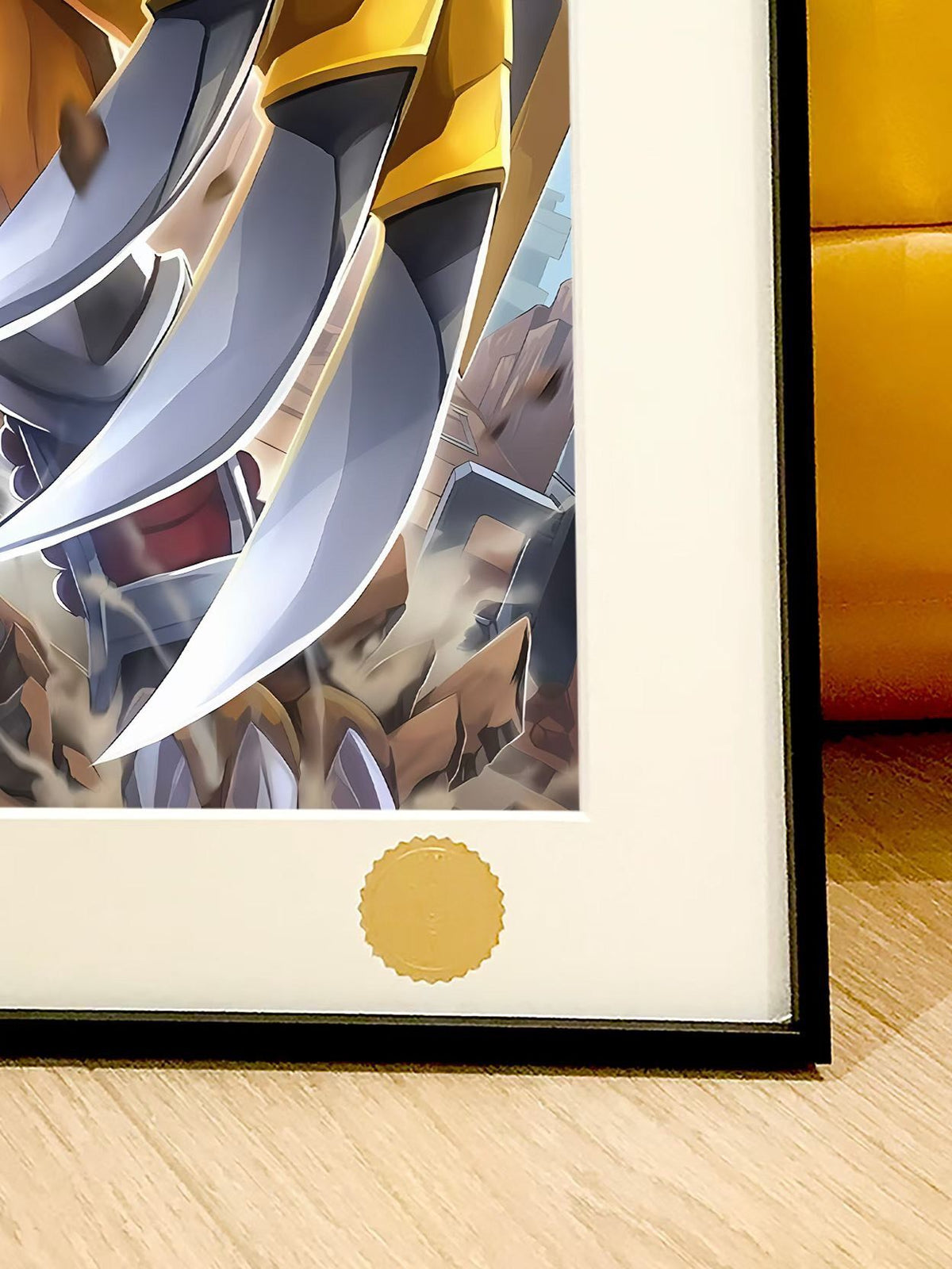 WarGreymon Evolution Framed Art Print