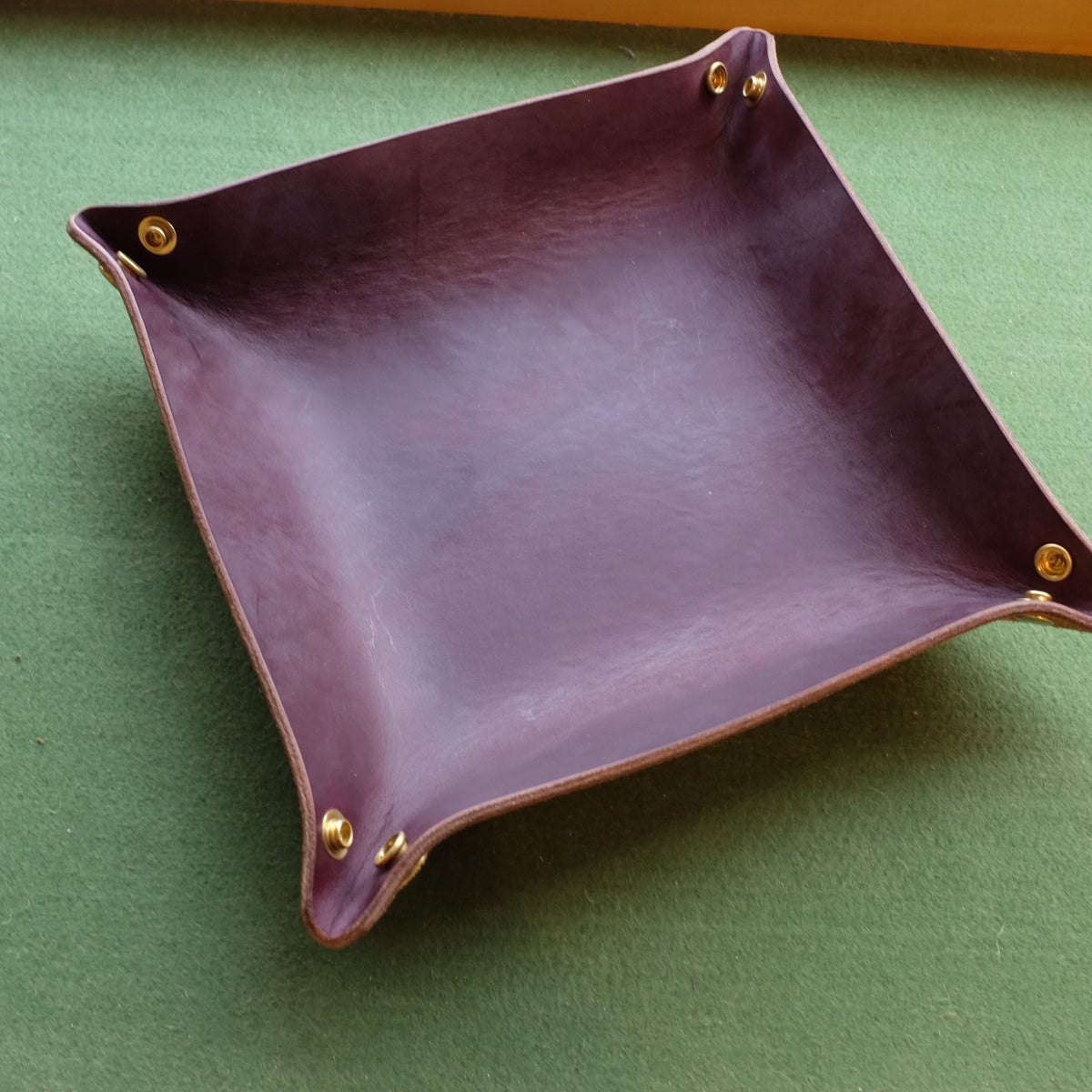 Horween Leren Snap Valet Tray