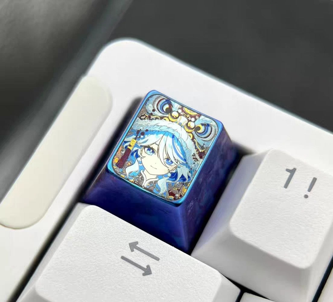 Furina Titanium Alloy Mechanical Keycap