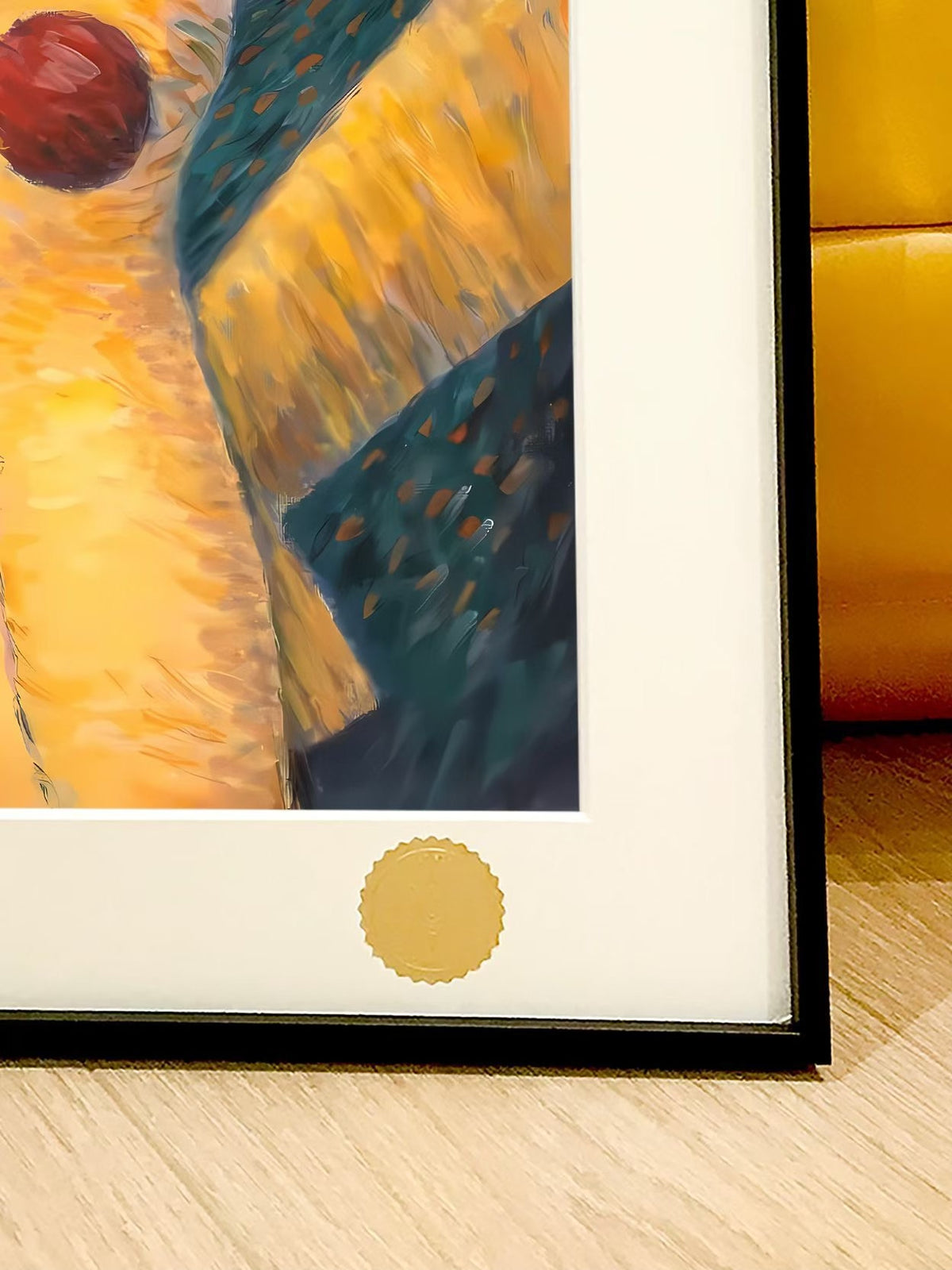 Pikachu Van Gogh Style Framed Art Print