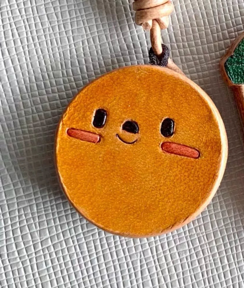 Charms de Couro Italiano para Diário e Bolsa