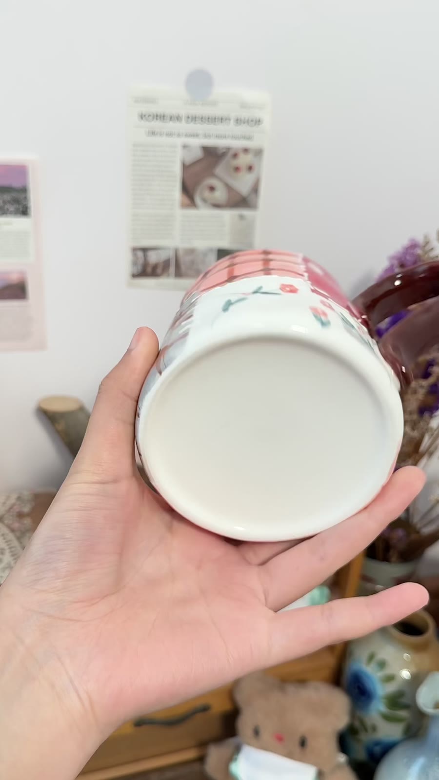 Hand Painted Ceramic Coffee Mug 300ml