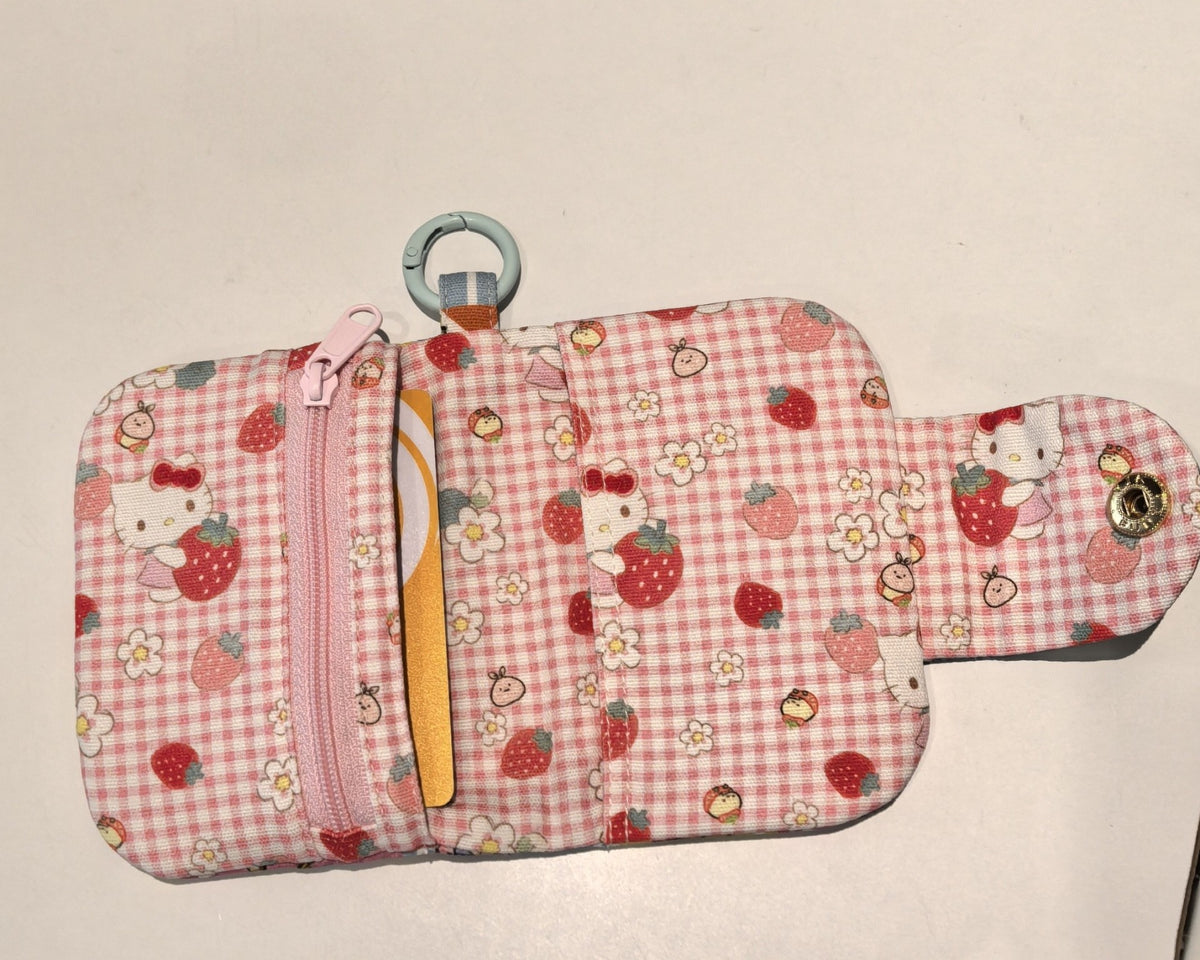 Girls Card Holder with Cartoon Prints
