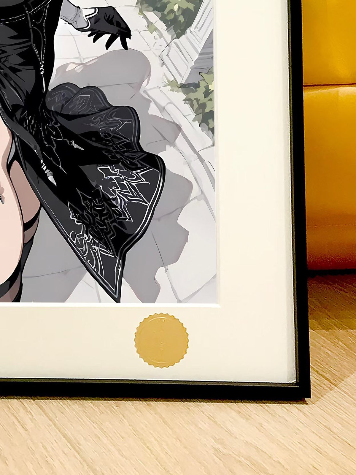 Tifa 2B Anime Art Framed Print