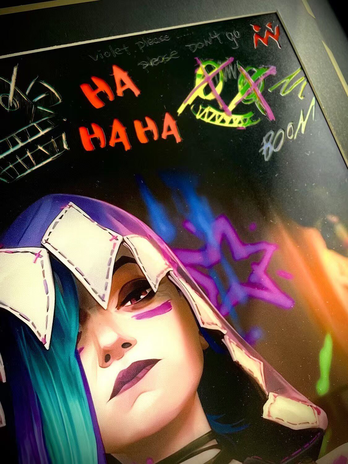 Jinx Glow in the Dark Framed Art