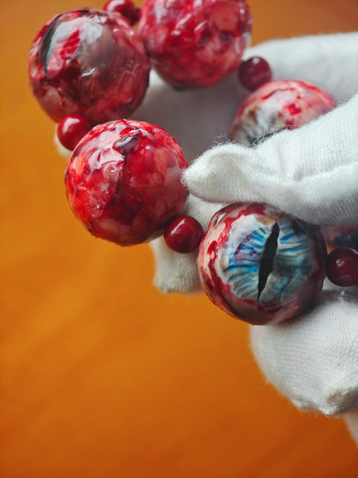 Cthulhu Eye Resin Beaded Bracelet