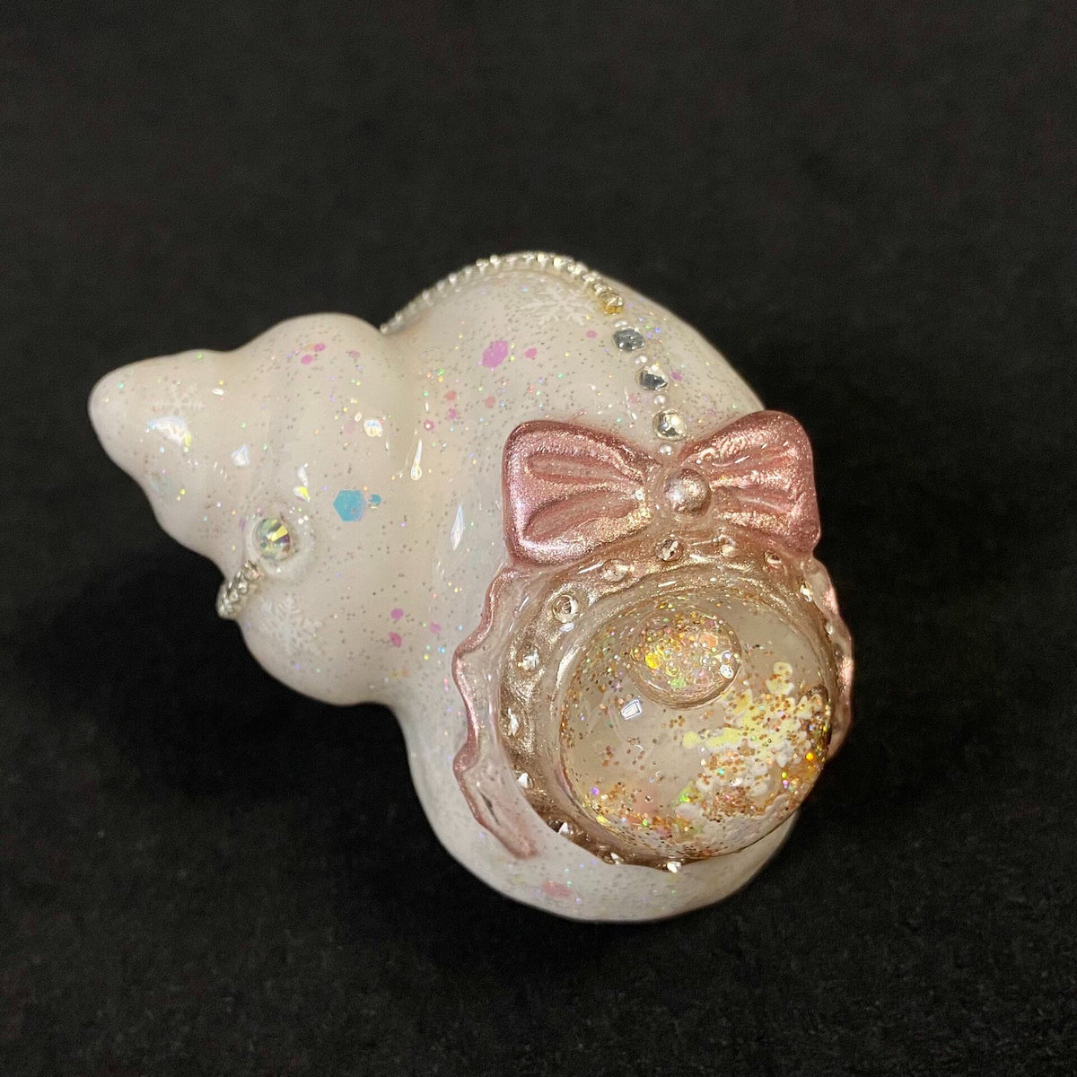 Hermit Crab Shell with Crystal Ball